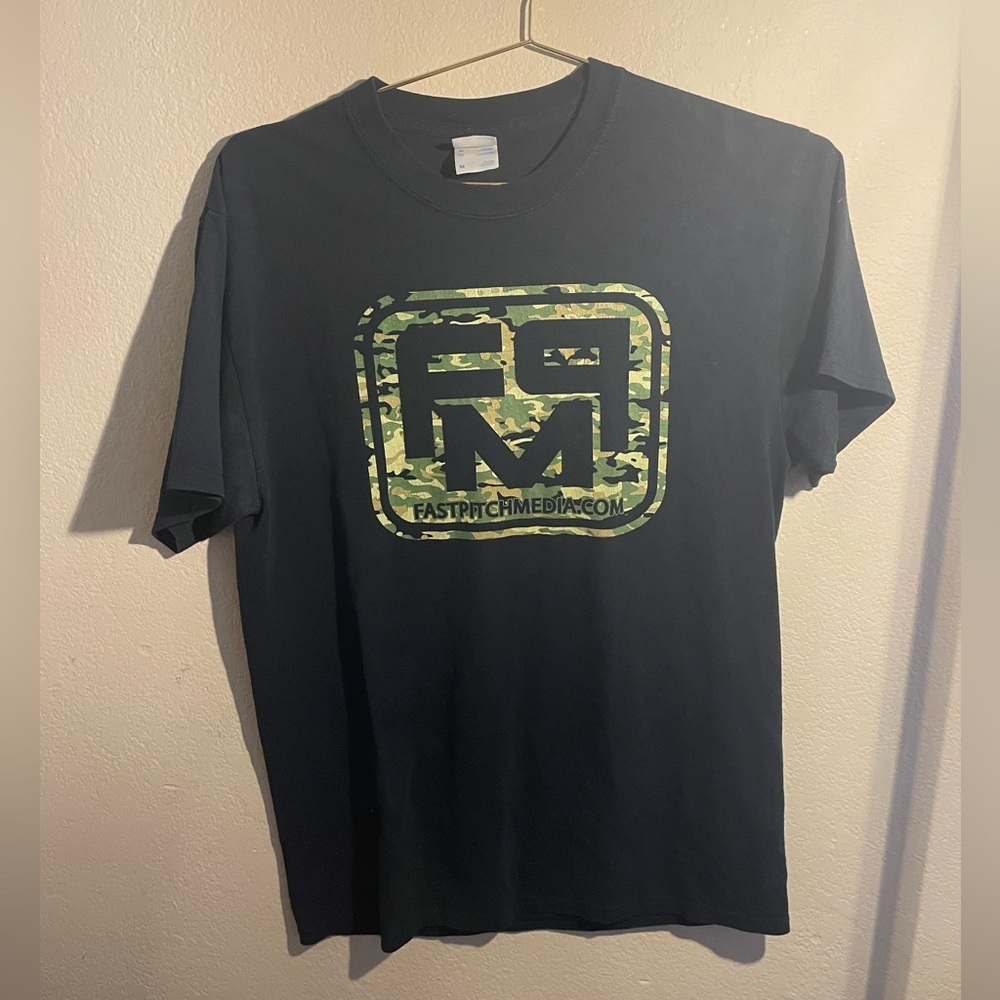 Port and Company, fastpitchmedia.com medium teen short sleeve T-shirt-medium